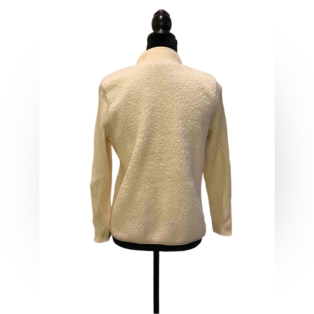 Talbots Cream Teddy Jacket - Picture 3 of 5